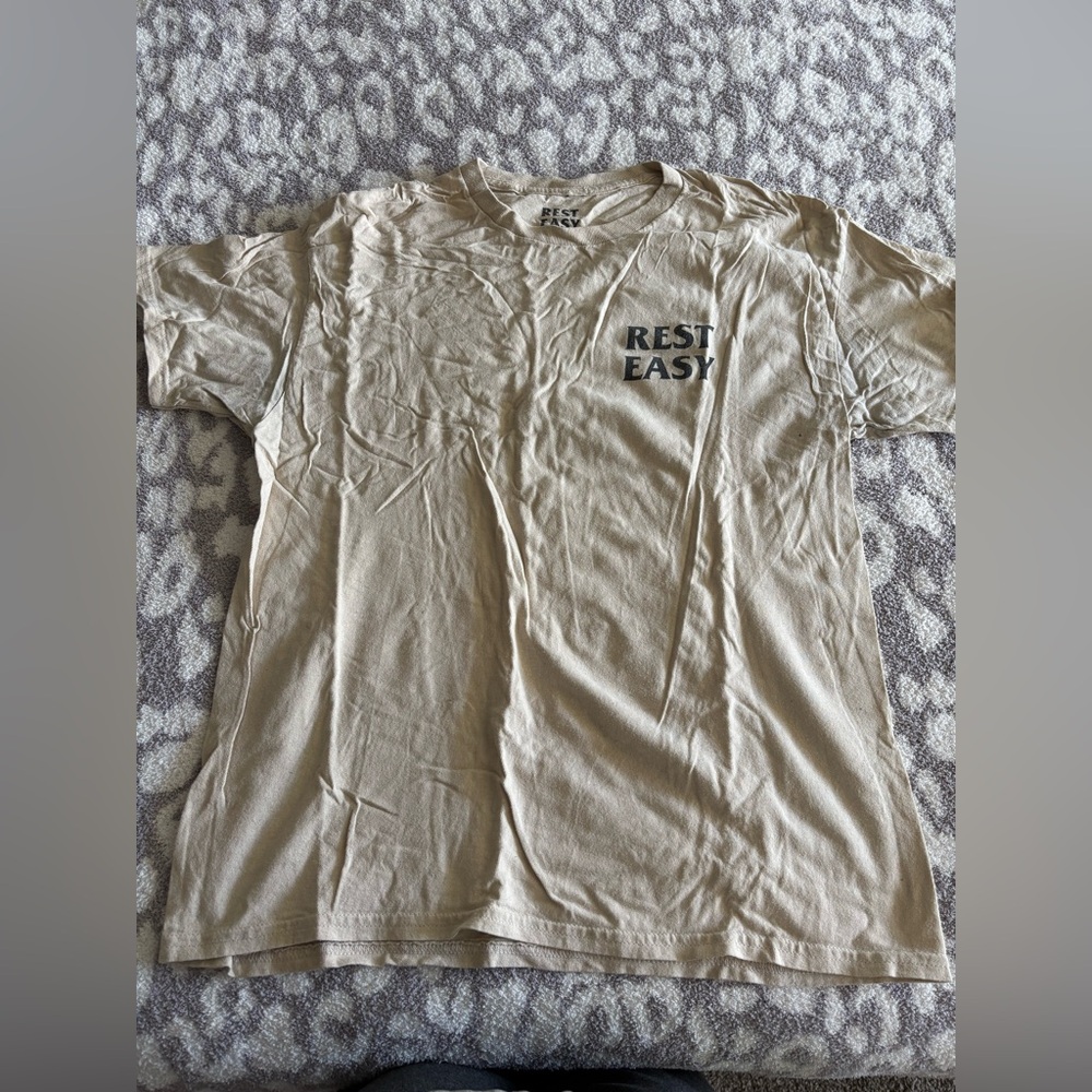mens rest easy graphic tshirt